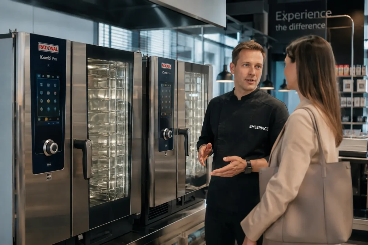 Пароконвектомат в шоурумі BMSERVICE